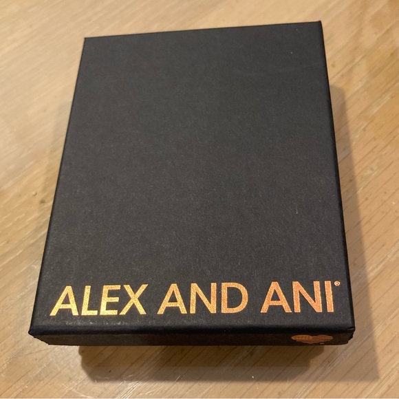 Alex and Ani 14K gold filled initial “R” charm on adjustable bangle bracelet. - Picture 11 of 13